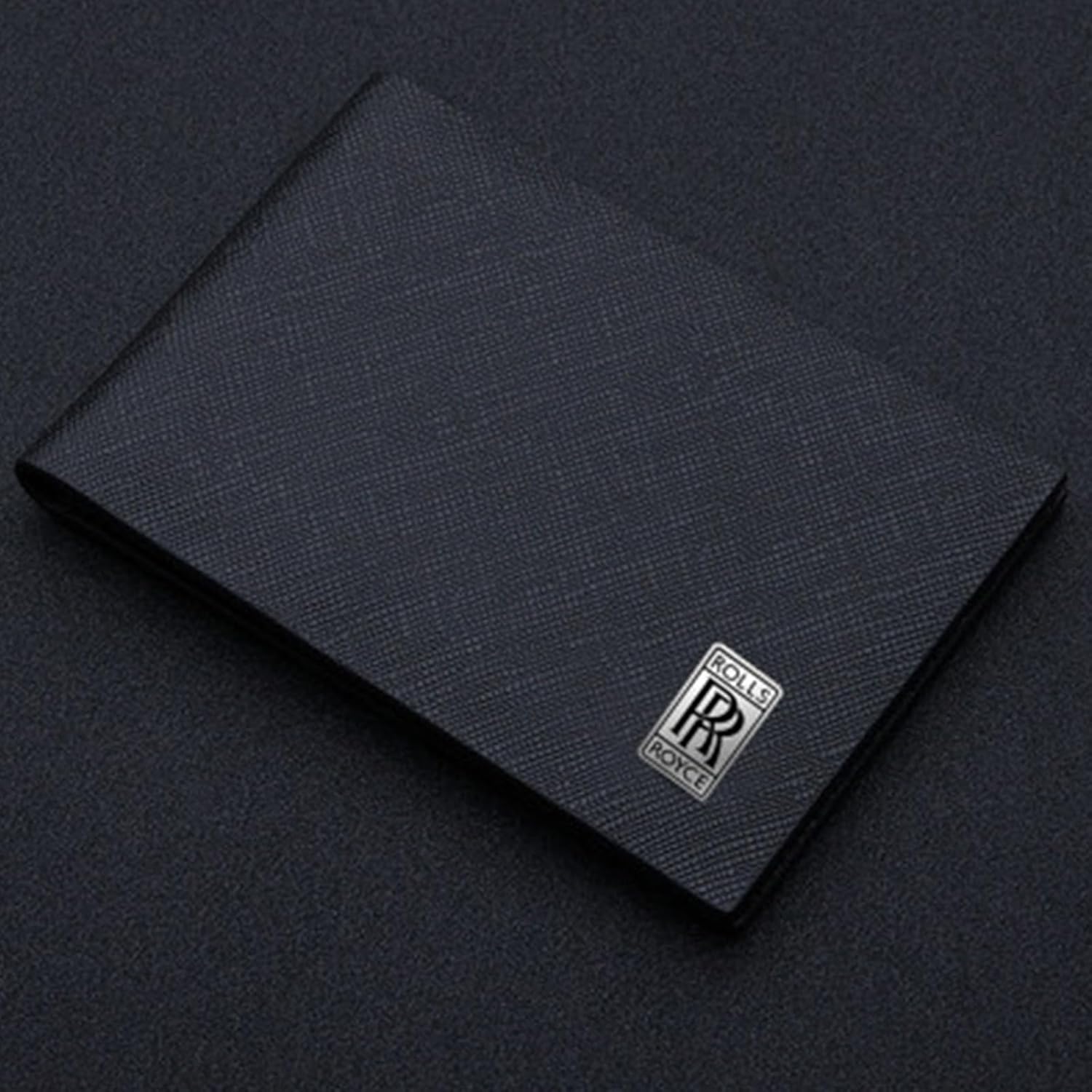 Car Card Holder Wallet for Rolls-Royce Phantom Coupé Convertible 2-Doors 2003-2022 Suede driver’s license holder Card Case Passport Card Bag Car Accessories,Black-4 Pages