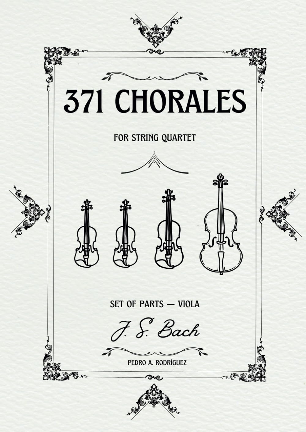 371 CHORALES FOR STRING QUARTET: SET OF PARTS – VIOLA