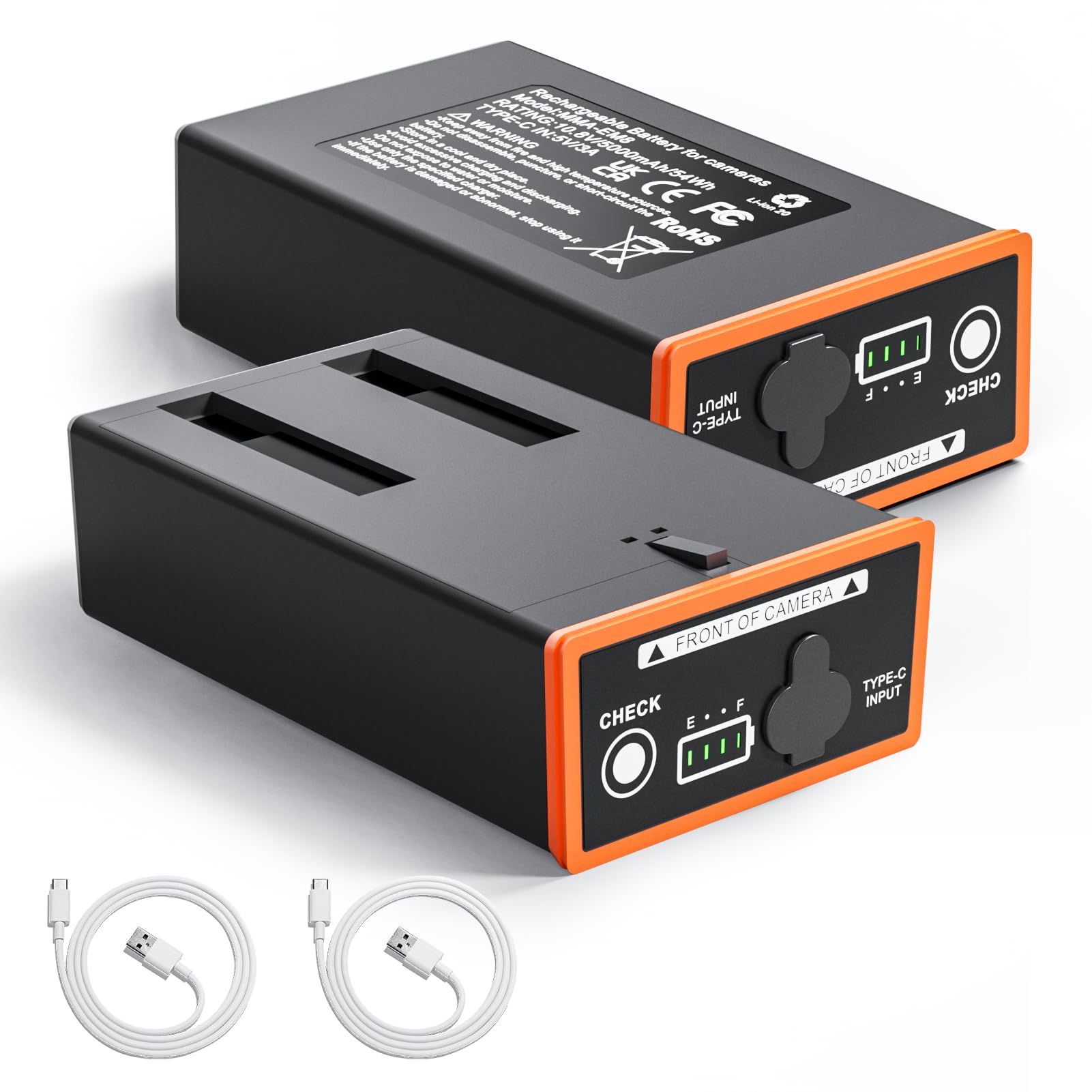 Lesaps EM8 Replacement Battery 5000mAh (2Pack-N)