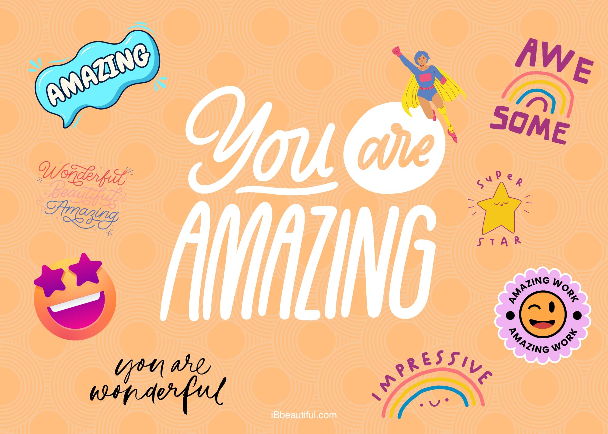 iBbeautiful 12 Month Gift Box for Girls Ages 7-12. Confidence Building + Inspirational, Pink