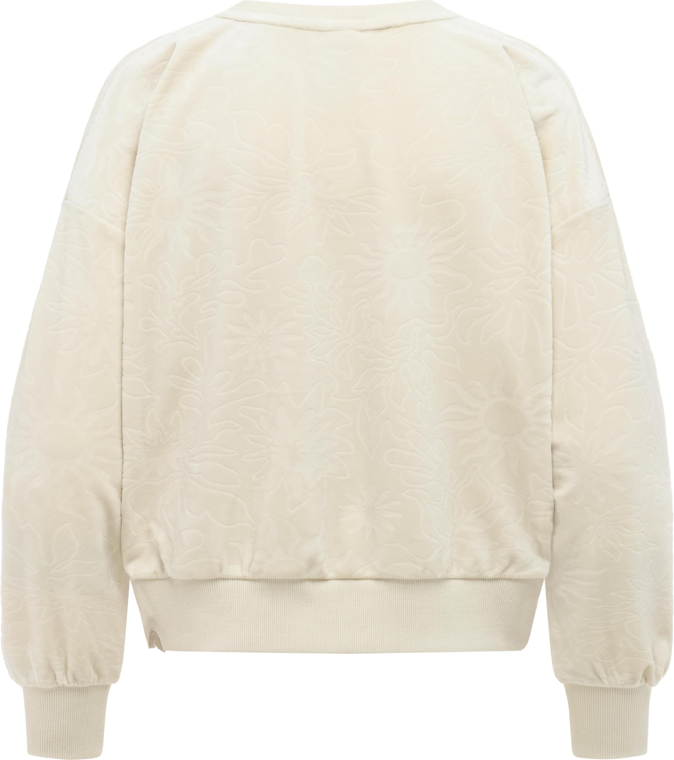 Ragwear Damska luźna bluza z kapturem oversized sweter z przytulnie miękkiego aksamitu z wytłoczonym wzorem Wuss Embossed XS-XXL
