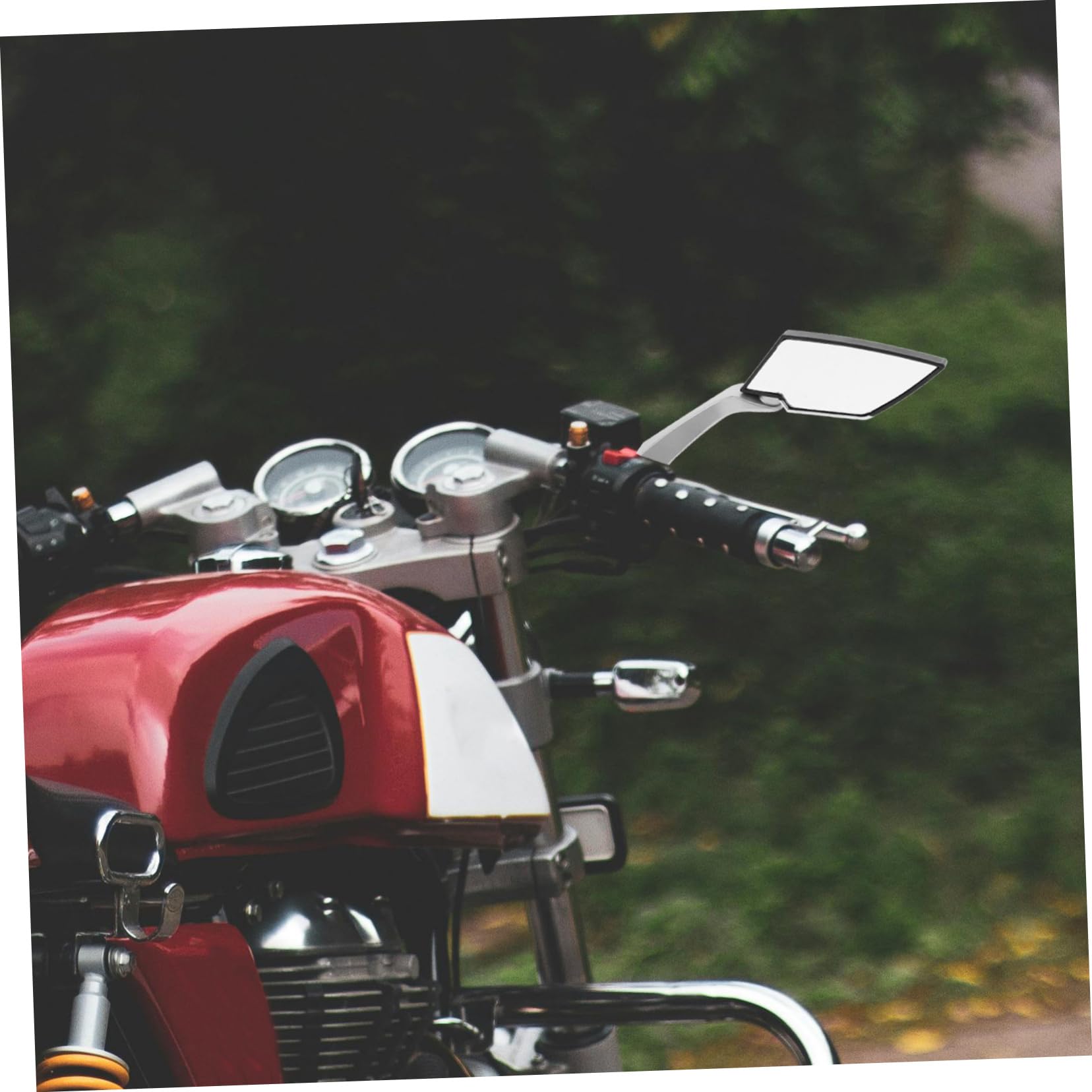 PartyKindom Rétroviseurs pour Moto Rétroviseur de Guidon de Vélo de Scooter Arrière de Moto Latéraux