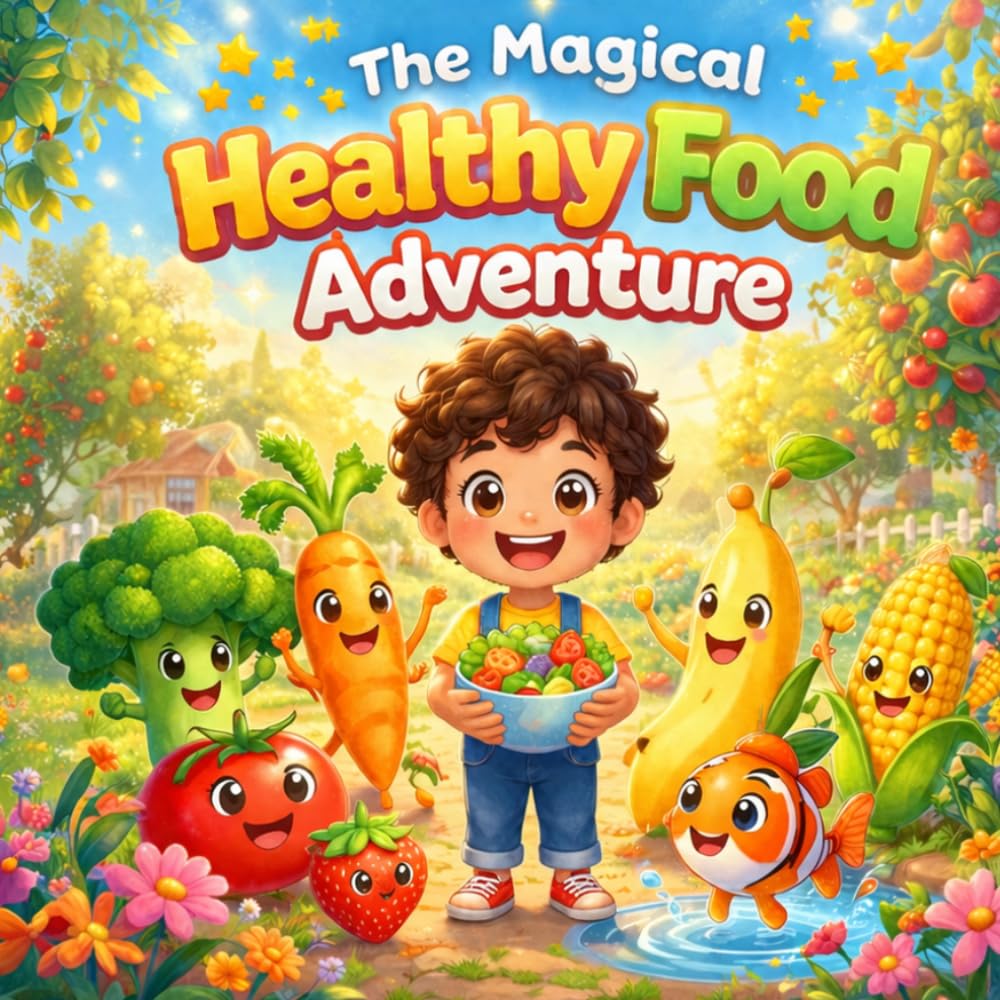 The Magical Healthy Food Adventure: A Fun Rhyming Picture Book to Teach Kids Healthy Eating, Fruits, Vegetables, and Good Food Habits