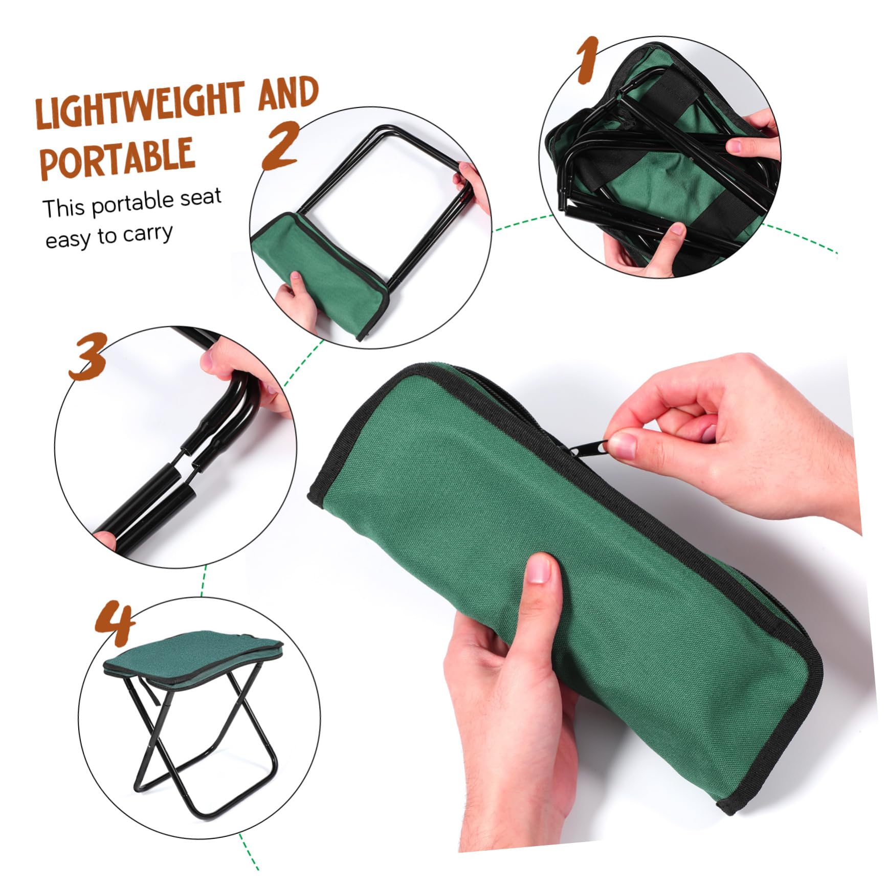 Alipis Sgabello Pieghevole Portatile Per Esterni Sedile Leggero in Lega Di Alluminio Sgabello Da Campeggio Seduta Ergonomica Adatto Per Escursionismo Pesca e Picnic