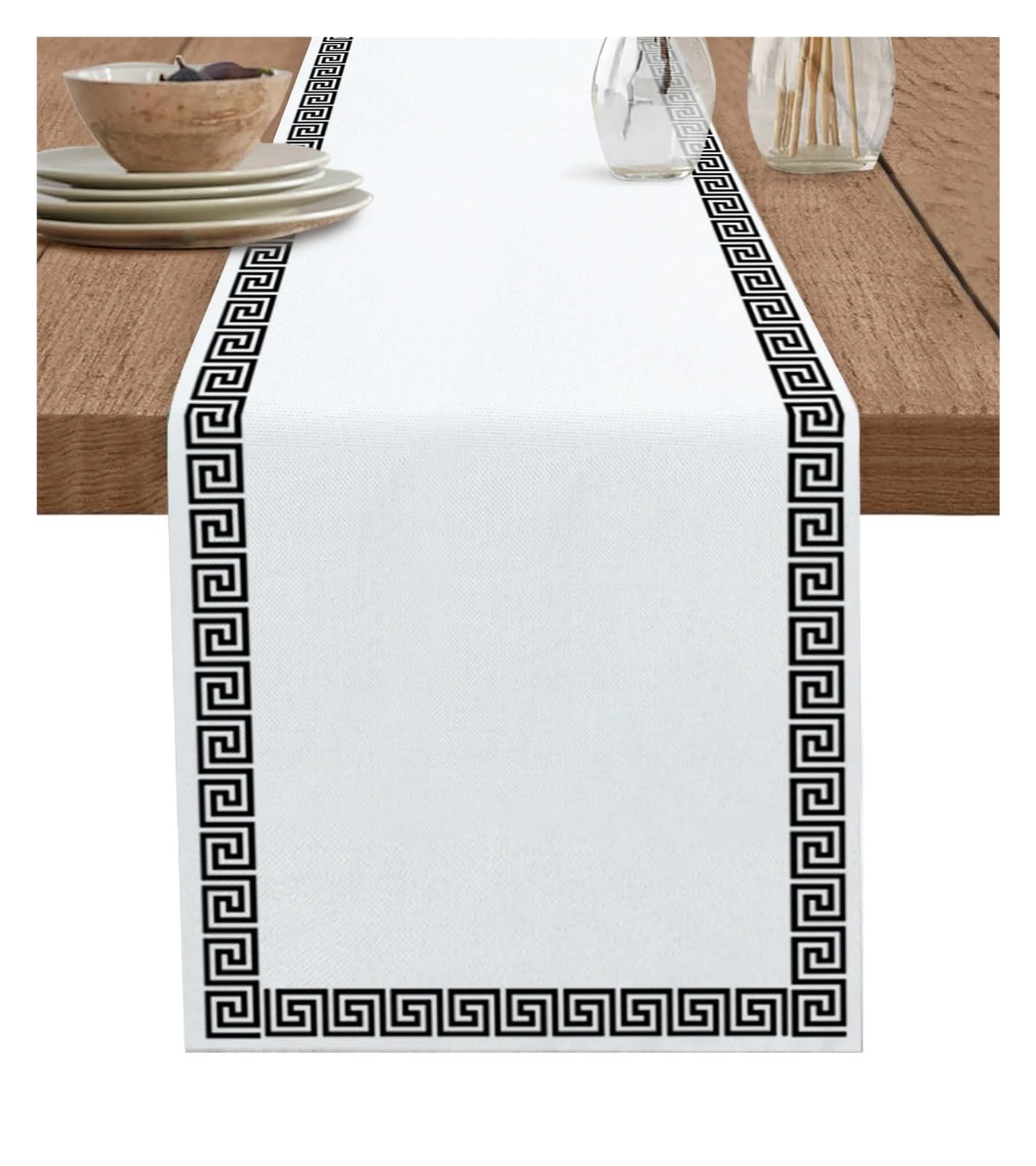 Table Runner Table Runner Simple Pattern Decoration Home Decor Dinner(WXF07129,33 x 122cm)