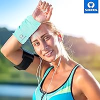 Vista 8 de Sukeen [4 unidades] Toalla de refrigeración (40 x 12 pulgadas), toalla de microfibra suave transpirable para yoga, deporte, correr, gimnasio