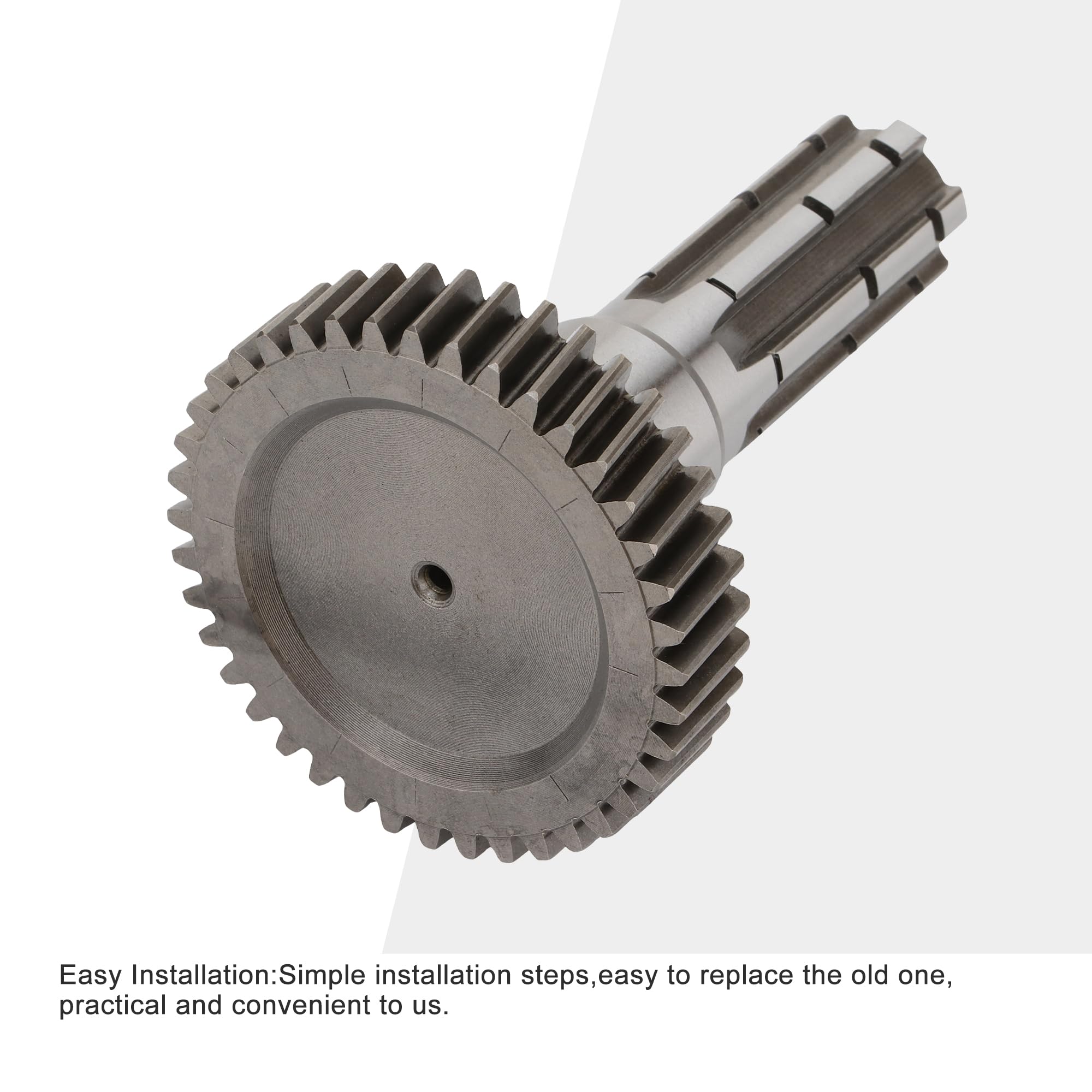 GOOFIT Engranaje de Transmisión del Motor 17T, Eje de Engranaje Intermedio Secundario de la Caja Externa Reemplazo para Gy6 ATV 200 200cc AU200 LX200M CVT LC162FMK E 200 ATV Go Kart