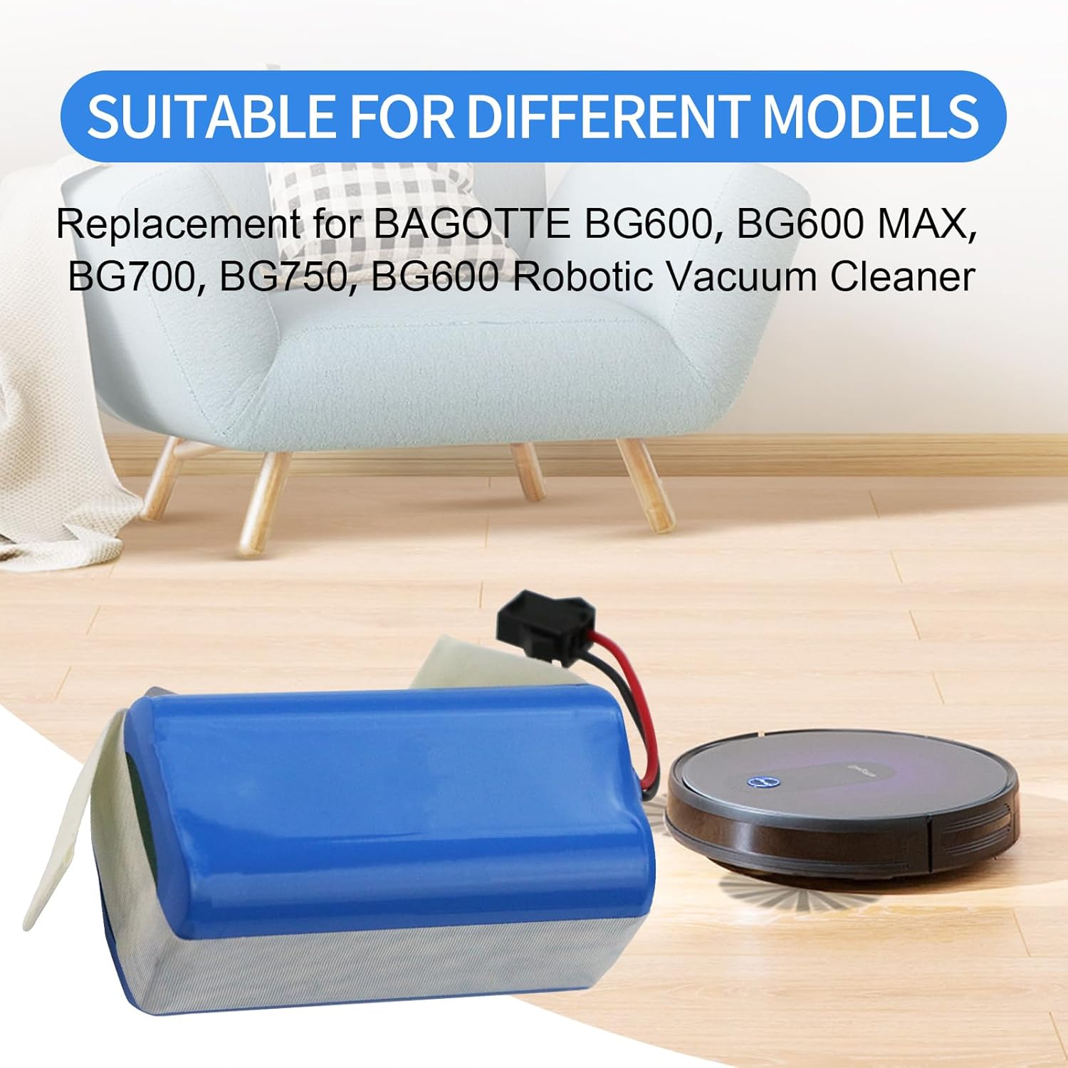 ZTHY Battery Compatibility with Robot Vacuum