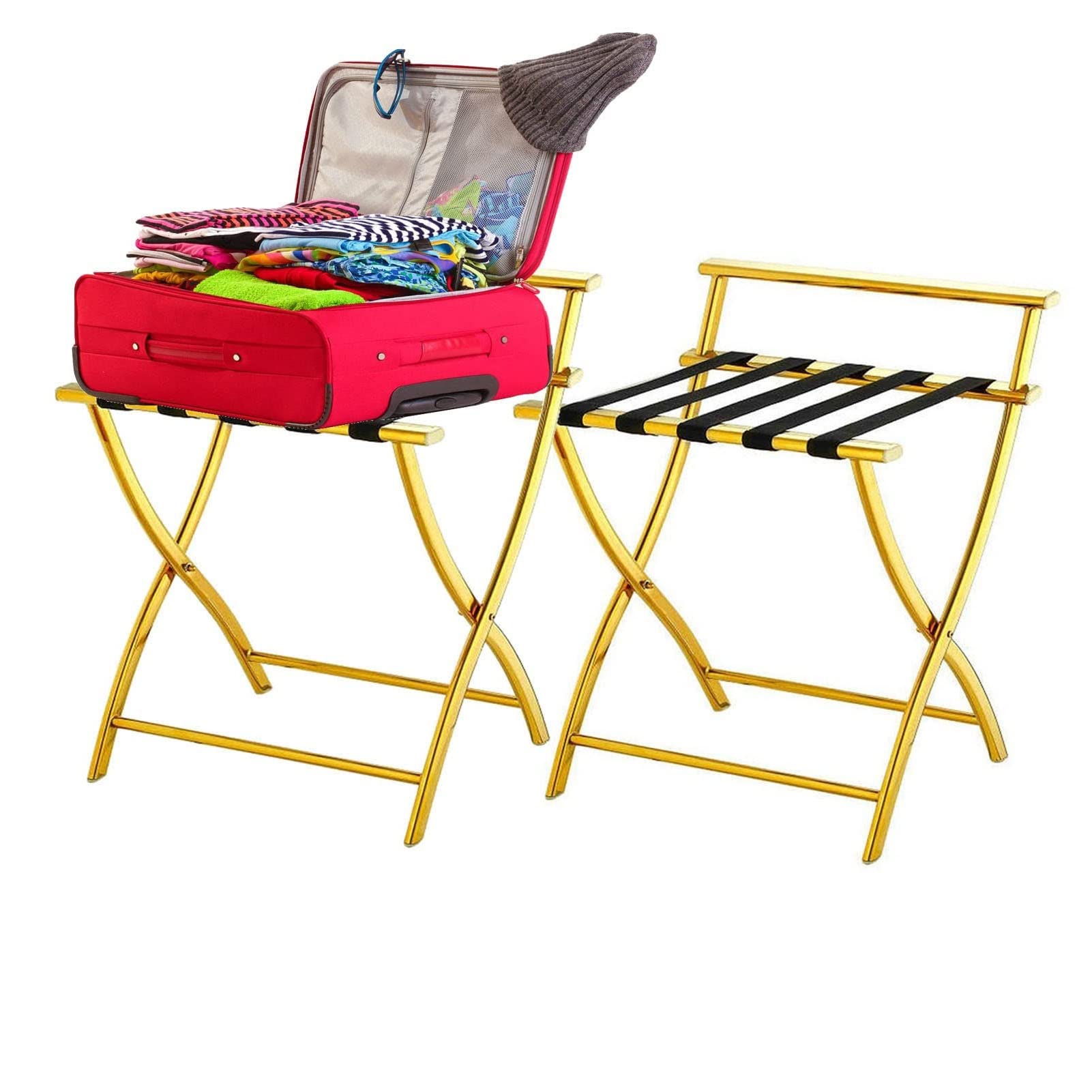 Support de valise ultra résistant 200 kg avec 5 sangles en acier