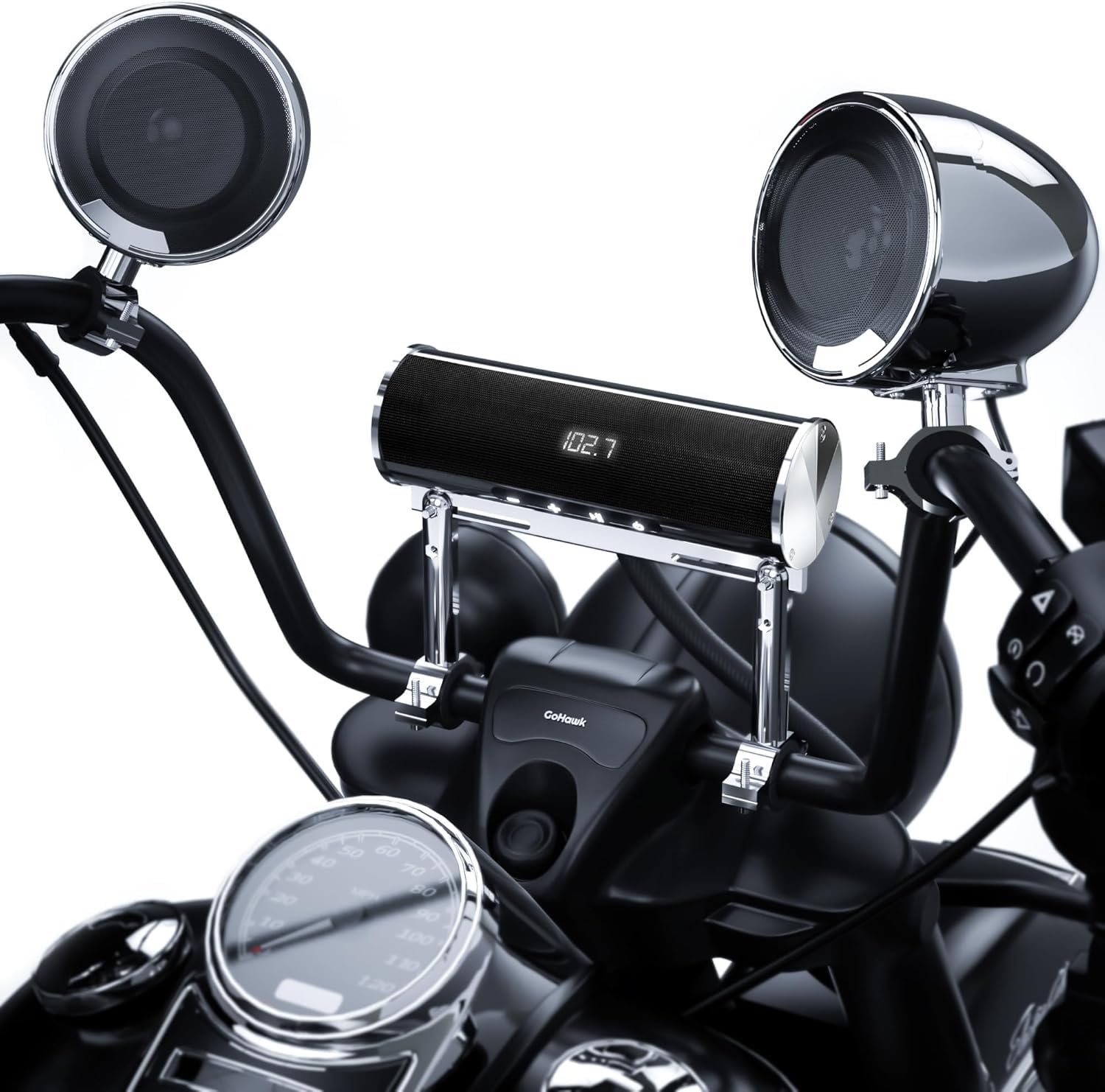 Amazon.com: GoHawk Motorcycle Speakers Bluetooth, Waterproof Audio