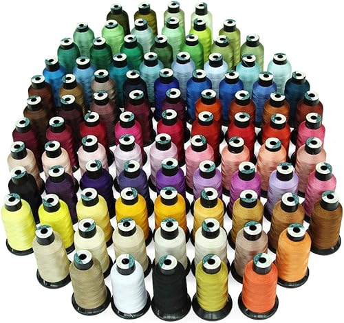 Miniatura 2 de Elvis 120D2 - Hilo de bordar luminoso, carrete de 3280 yardas, color verde Sweetleaf