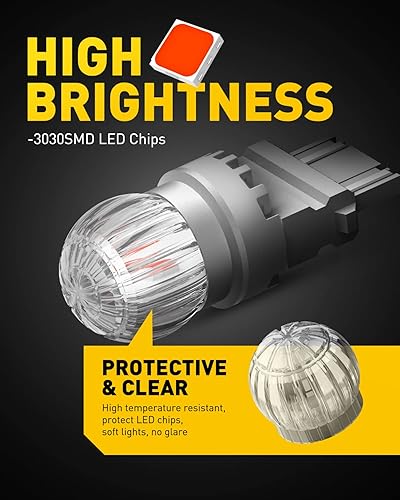 Miniatura 59 de AUXITO 912 921 luz LED de marcha atrás de 1000 lumen de alta potencia 2835 15-SMD, muy brillante y libre de error T15 906 W16W, 6000 K, luz blanca