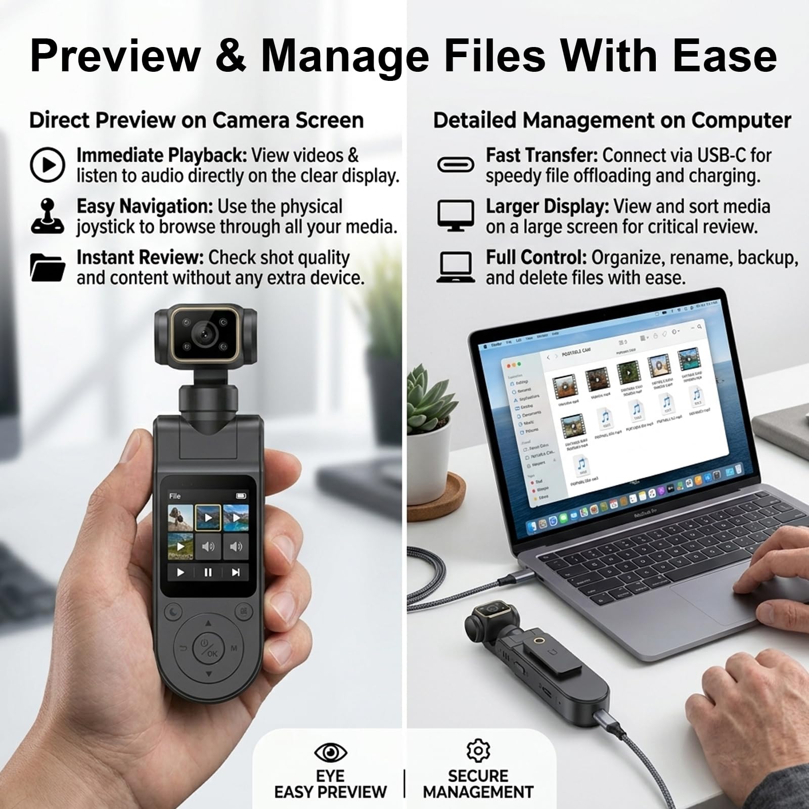 Caméra d'action de poche portable 1080p avec objectif rotatif, mini caméra corporelle avec enregistrement audio et vidéo, caméra Vlog portable pour sports de plein air, cyclisme, voyage