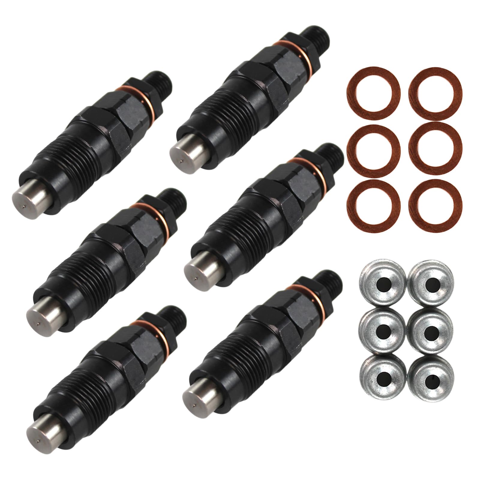 6 piezas Diésel Inyector de combustible para Nissan Patrol GU Y61 TD42 TD42T, 3 meses de garantía