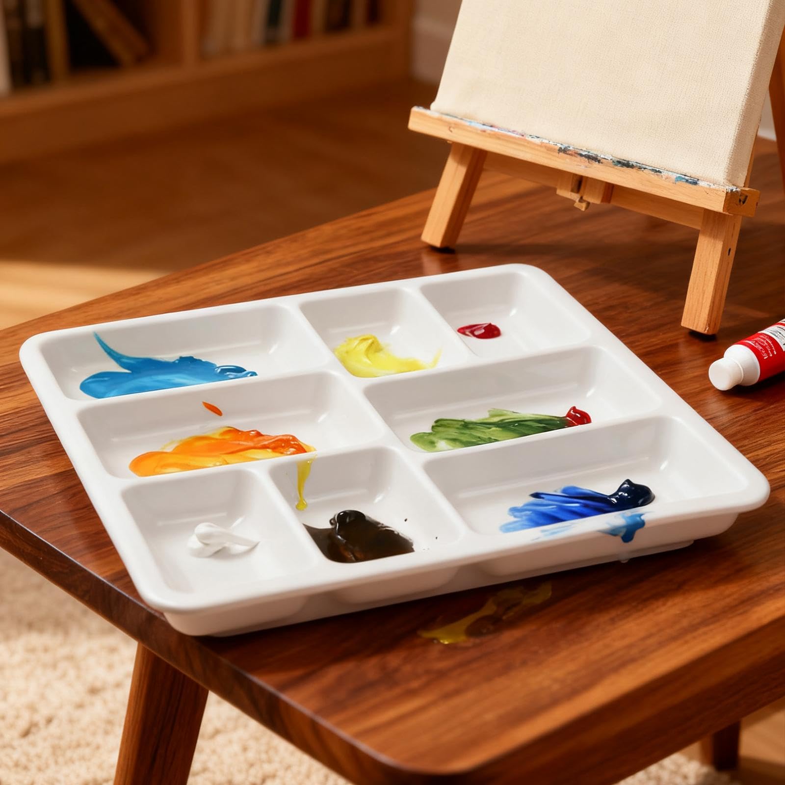Tavolozza Dell'artista, Vassoio Bianco per Mescolare I Colori