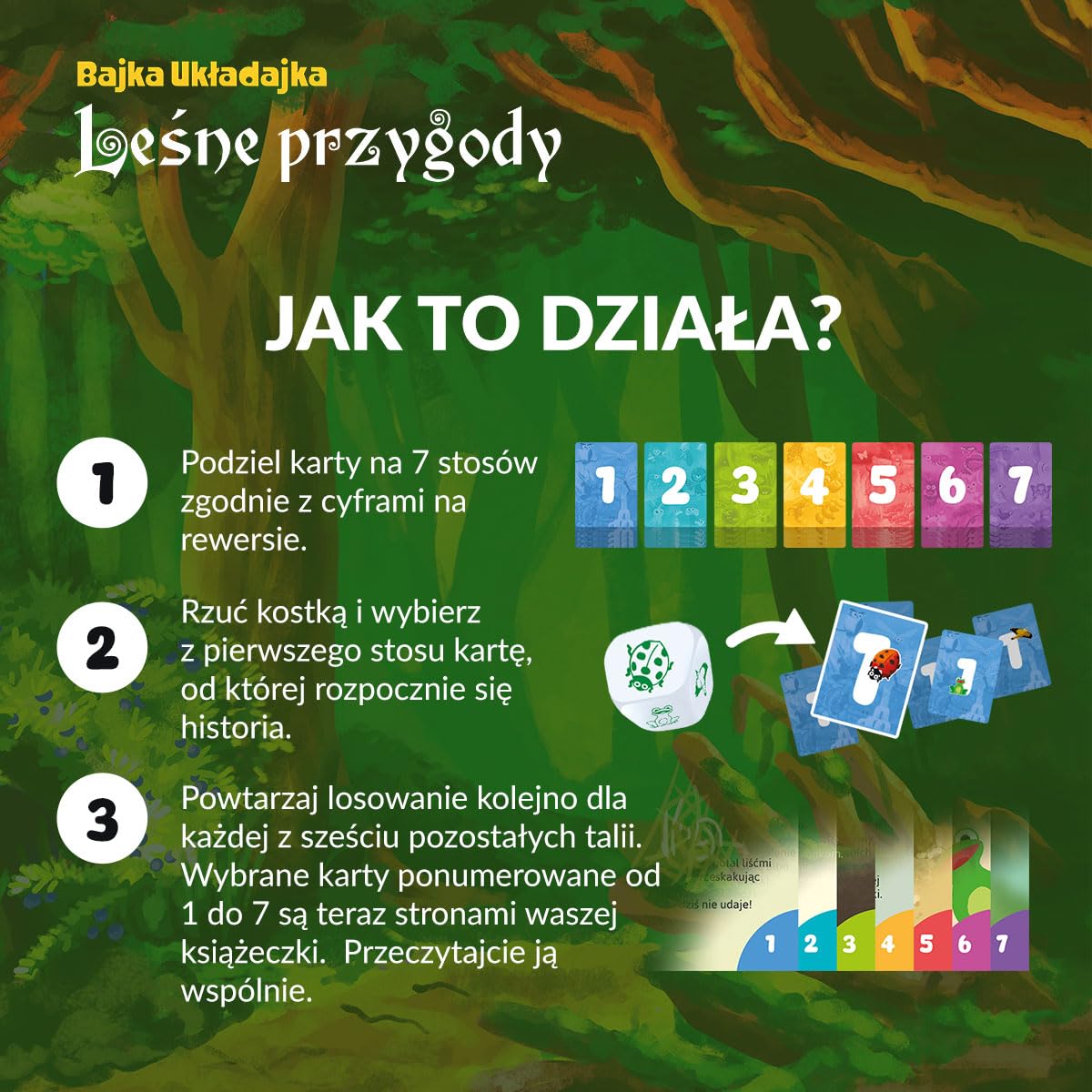 Bajka Układajka. Leśne przygody - tysiące historii dla dzieci, na prezent