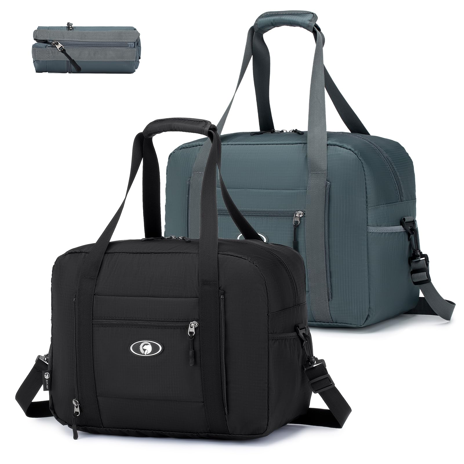 SPAHER Hand Luggage 40 x 30 x 20 cm Wizzair Volotea Travel Bag for Women Men 25L Foldable Sports Bag Travel Bag Handbag for Camping Weekend