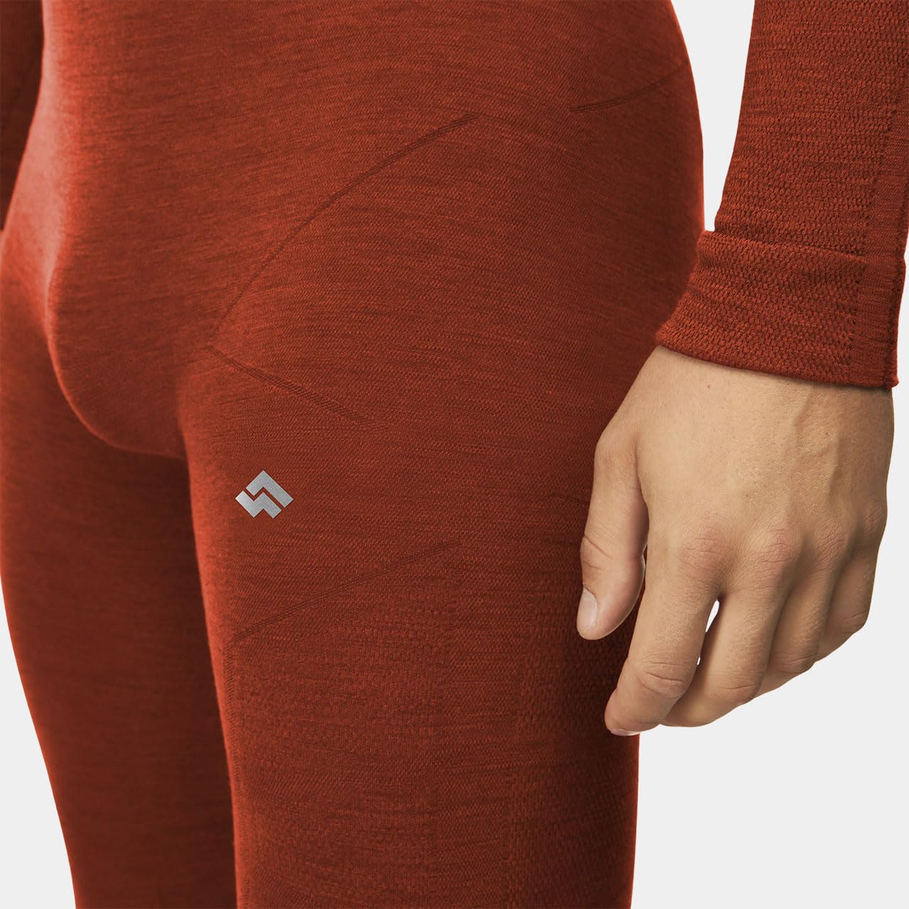 Alpinus Bielizna termoaktywna unisex Set Merino Aoraki pomarańczowe GT11910