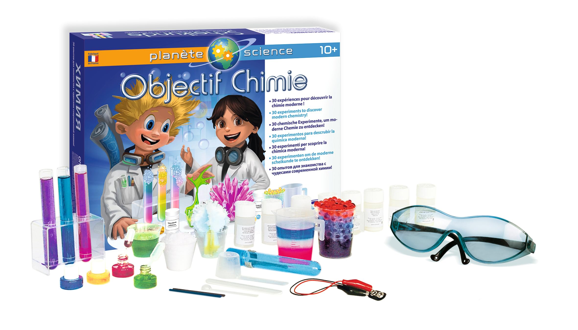 SentoSphère- Jeu Scientifique-Objectif Chimie, 10 ans to 99 ans, 2801, Ancien Facing