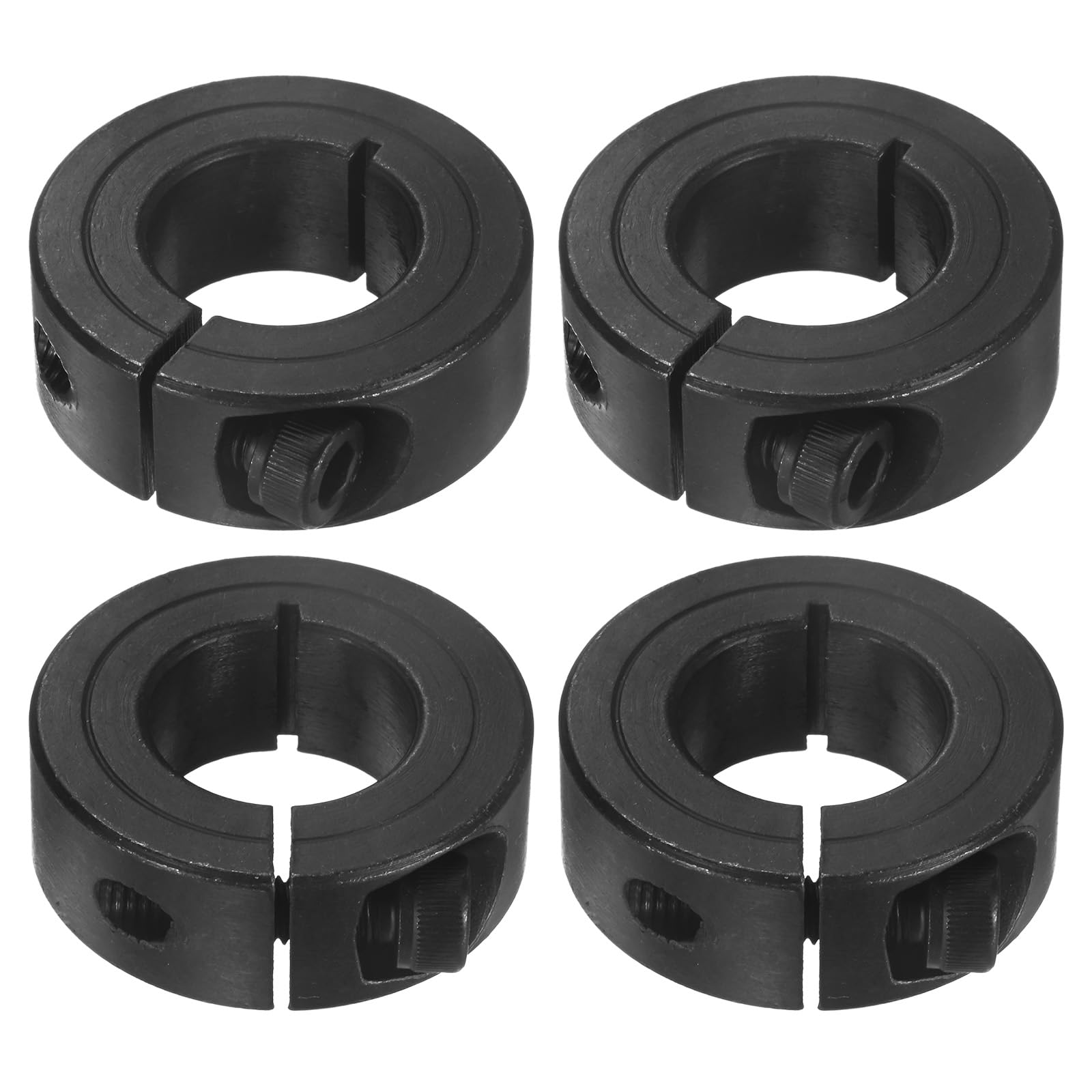 Collier de serrage 22mm en acier noir METERXITY de haute précision avec alésage calibré