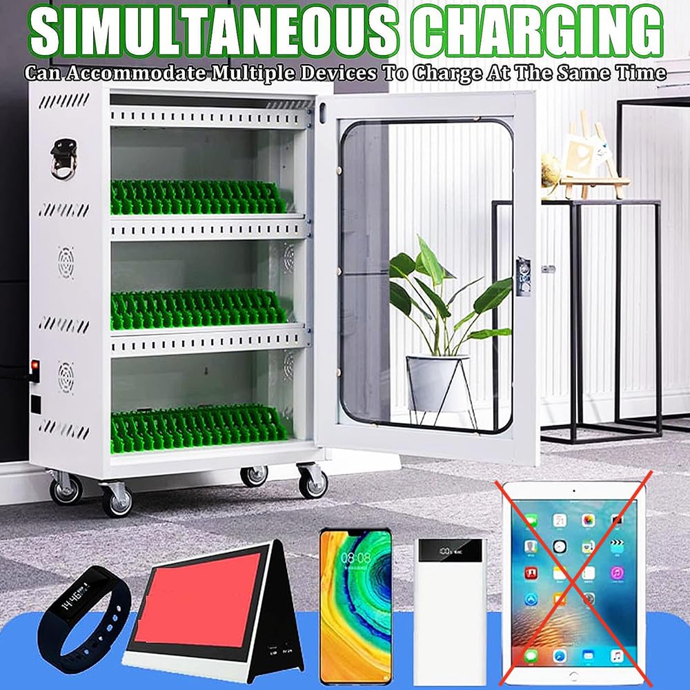 アルミニウム合金ポータブル携帯電話ストレージキャビネット、壁