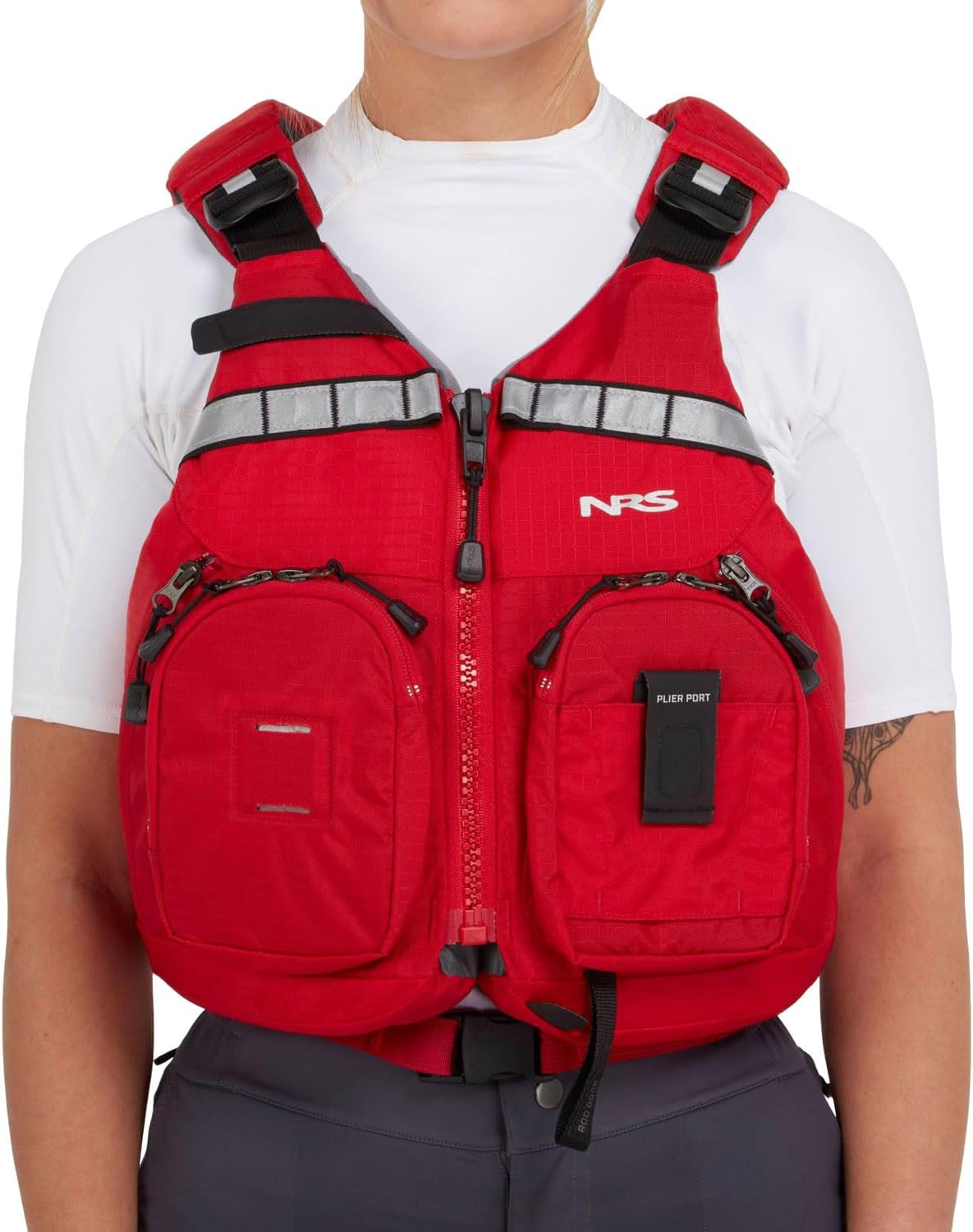 NRS Chinook OS Lifejacket (PFD) – Coast Guard Approved Adult Life Jacket for Off-Shore Kayaking, Fishing & Boating – Reflective Fishing Personal Flotation Device – Men's & Women's Life Vest