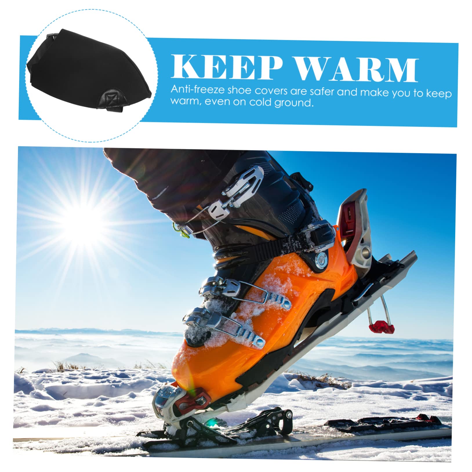 3paia Copriscarpe Antifreddo e Antineve Ghette Impermeabili e Resistenti Per Escursionismo e Attività Outdoor Protezione Pratica Per Scarpe Da Montagna e Bici
