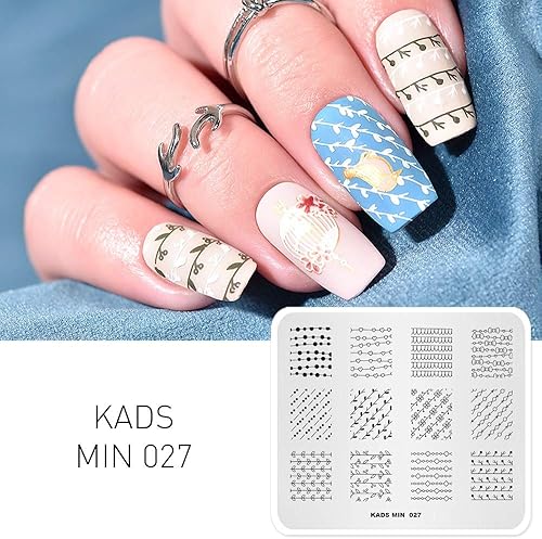 Miniatura 3 de KADS Placa de estampado de uñas Dragon Zoo Nail Art Stamp Template DIY Imagen Plantilla Manicura Estampado Placa Herramientas (ZO005)