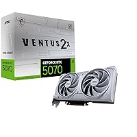 MSI Gaming RTX 5070 12G Ventus 2X OC - Scheda grafica bianca (12 GB GDDR7)