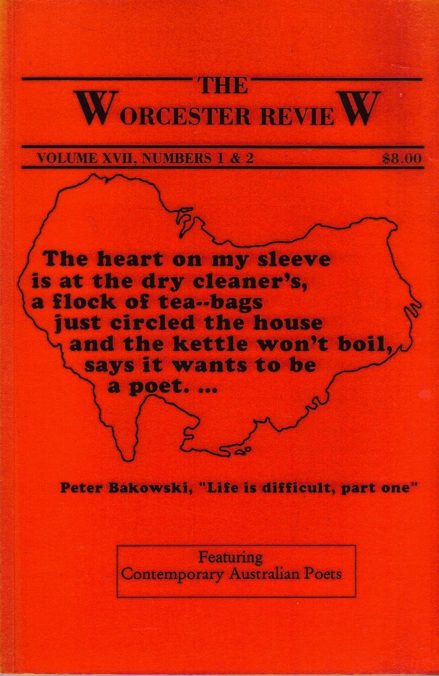 The Worcester Review, Volume XVII, Numbers 1 & 2 Rodger Martin, Trevor