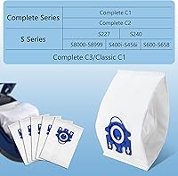 Vista 4 de Improvedhand Paquete de 12 bolsas de repuesto 3D Airclean para Miele GN bolsas de aspiradora para Miele Classic C1 Complete C1 C2 C3 S2 S5 S8 S400