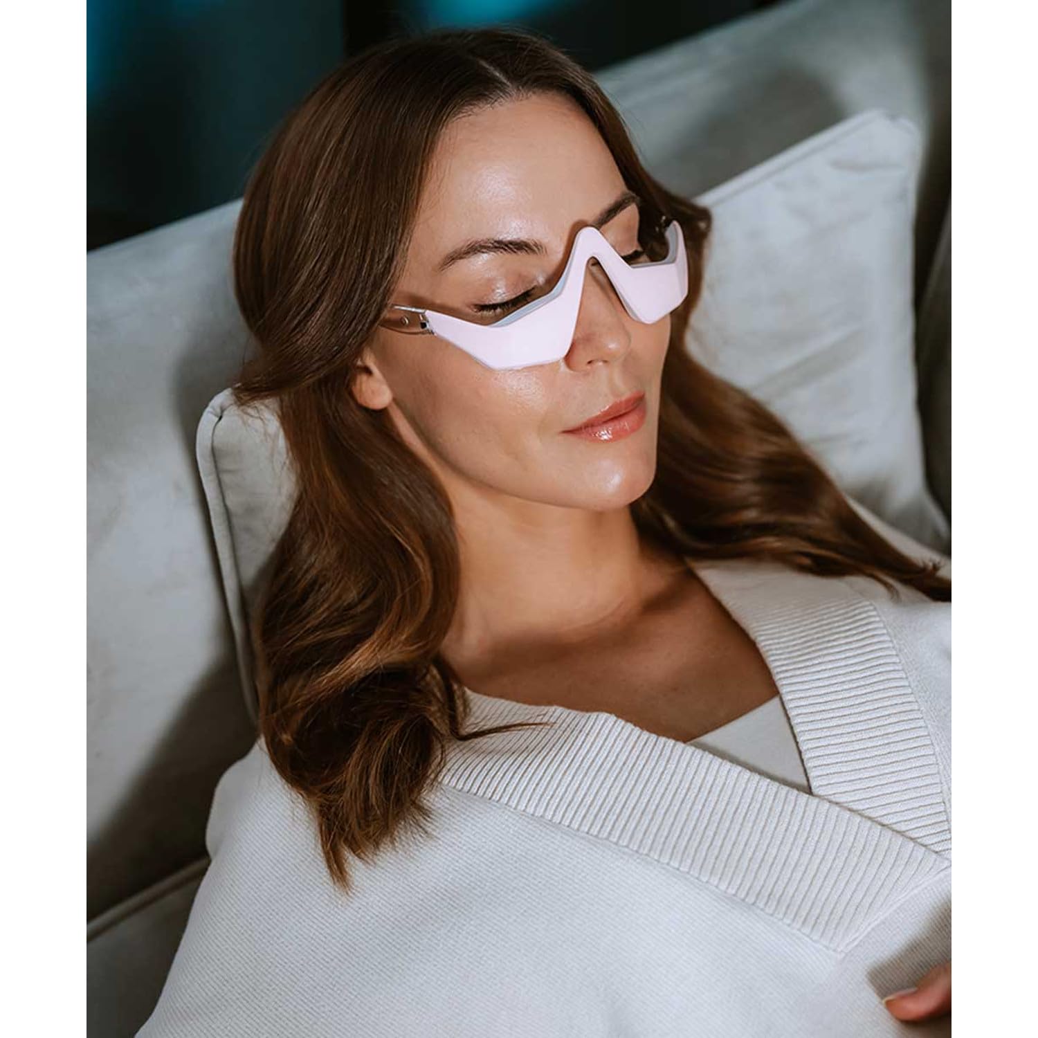 Beautifly Masajeador de área de ojos, 2 modos, 3 niveles de intensidad, terapia IllumiEyes
