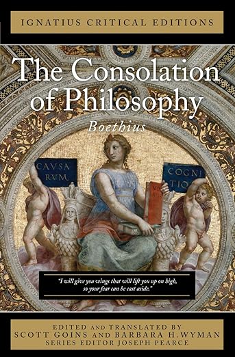 The Consolation of Philosophy by Anicius Boethius - Book Cover and Summary