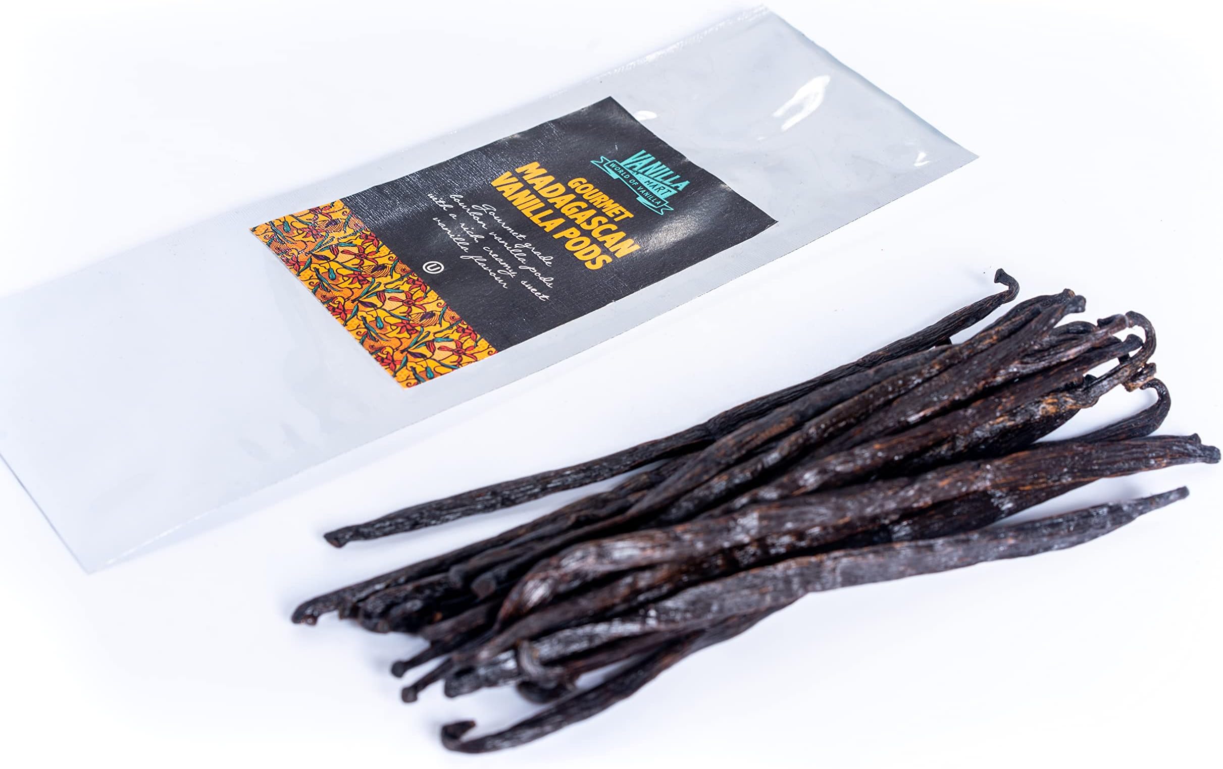 Vanilla Mart - 1kg Madagascan Vanilla Pods - Grade A Vanilla Beans - Whole Grade A Vanilla Pods - Premium Madagascar Vanilla - Vanilla Pods & Beans from Around The Globe