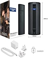 Vista 8 de Ultimate Ears MEGABOOM 3 Portable Bluetooth Wireless Speaker (Waterproof) Night Black (Renewed)