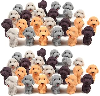 30 Pcs Animal Erasers Pencil Erasers Toppers,Cute Dog Erasers,Pencil Top Erasers,Erasers for Kids,Eraser, for Student Kids (Random Color)