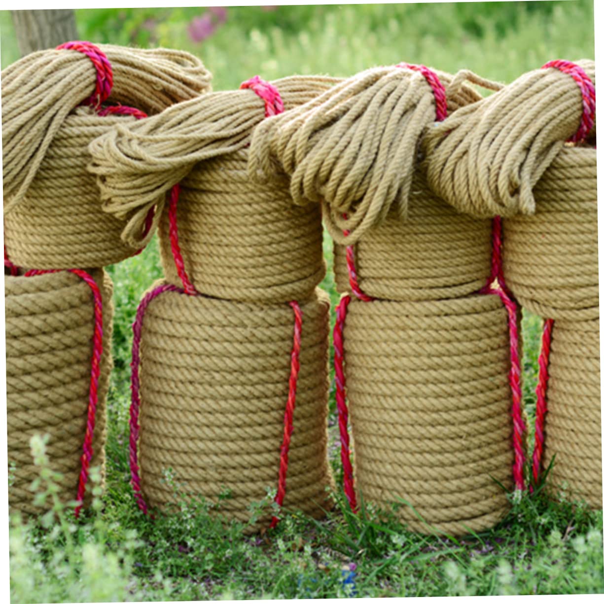 DOITOOL 30m Naturjuteseil Starkes Seil aus Jute für Handwerk Dekoration Gartenarbeit und Verpackungszwecke Biologisch Abbaubar Naturfarben