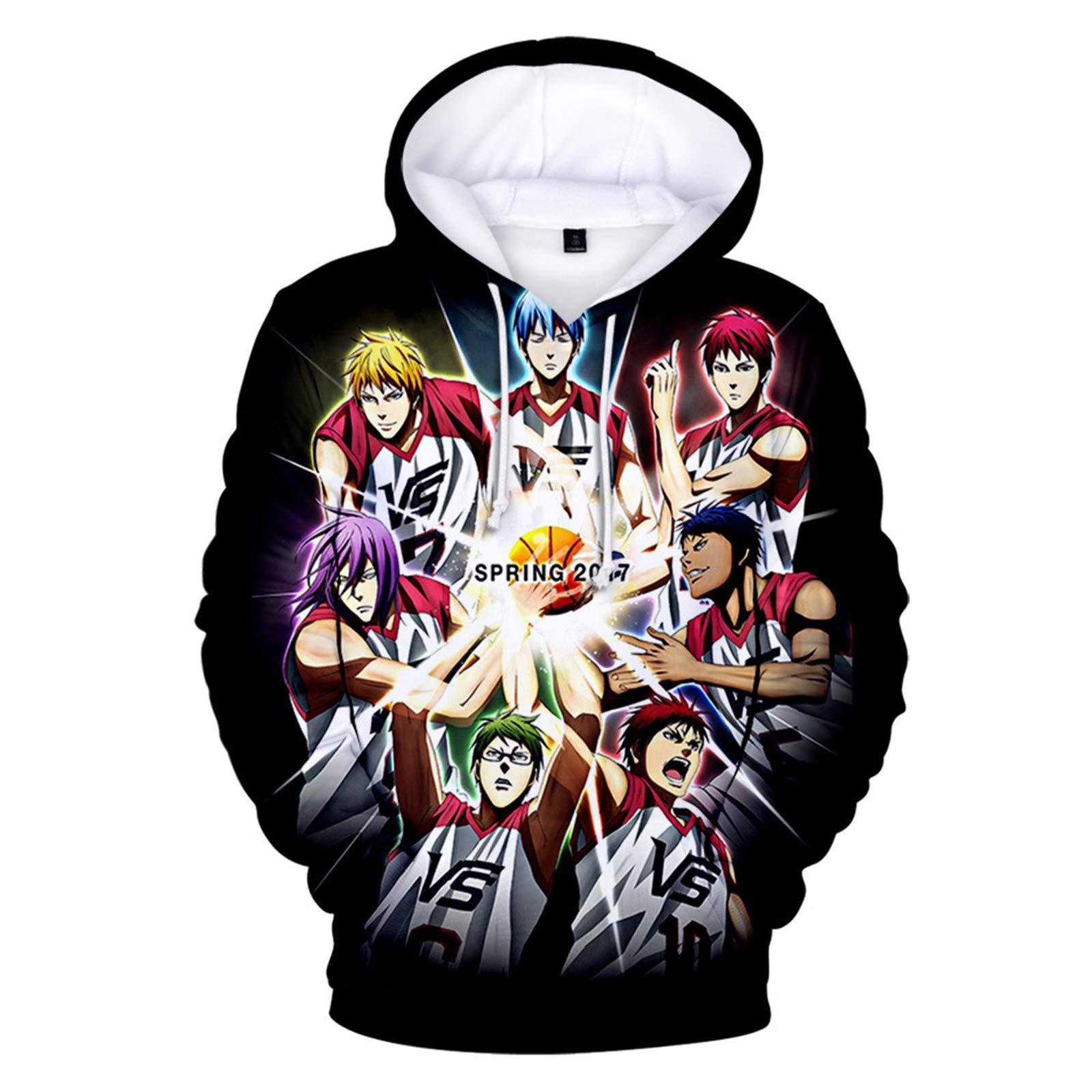 Kuroko's Basketball Hoodie Unisex Anime Kuroko's Basketball Kuroko Tetsuya Kagami Taiga Cosplay Hooded Sweatshirt Harajuku Hip Hop Hoody