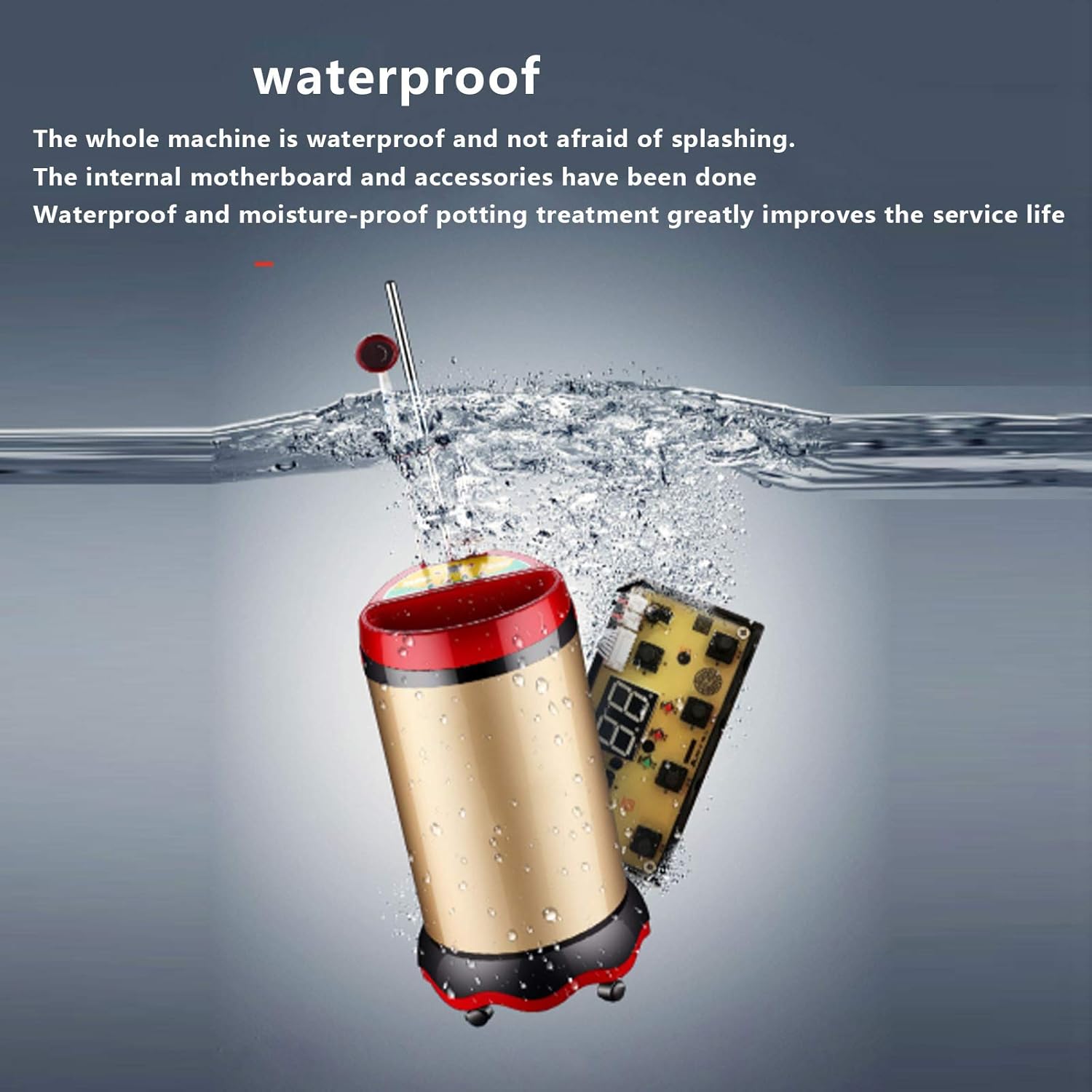 Handheld Outdoor Shower Mobile Shower Machine 2000w/130L/150L Intelligent Voice System Stainless Steel Liner Can be Kept Warm for More Than 10 Hours (130 Smart Luxury Models)