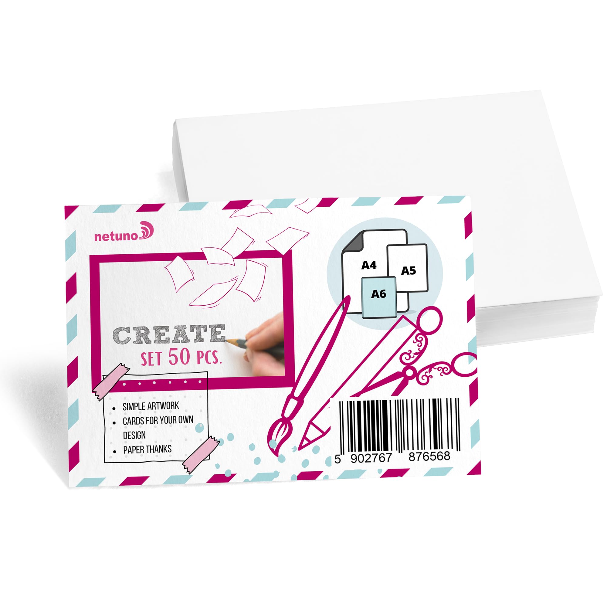 Netuno 100x carton bristol blanc A4 210x 297 170g carton de Netuno 100x carton bristol blanc A4 210x 297 170g carton de
