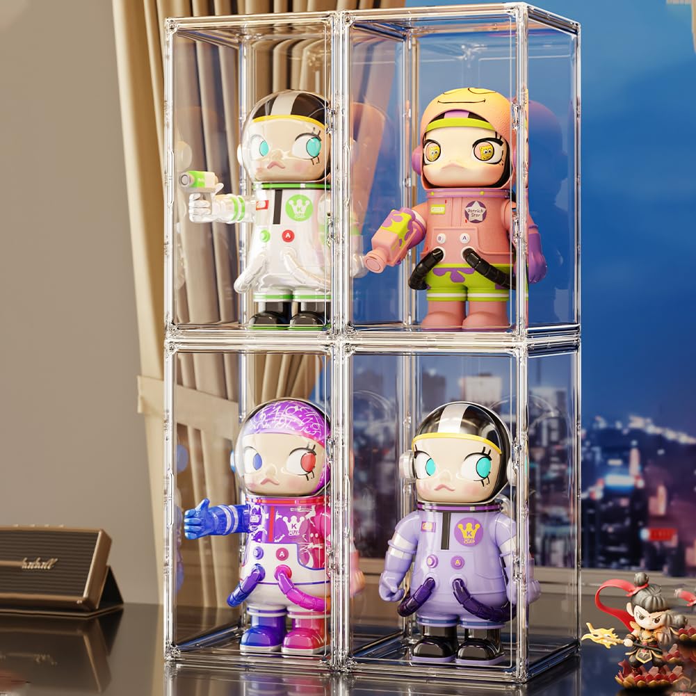 Topfinel フィギュアケース 3個セット コレクションケース 収納ケース Topfinel フィギュアケース3個セット 積み重ね可能