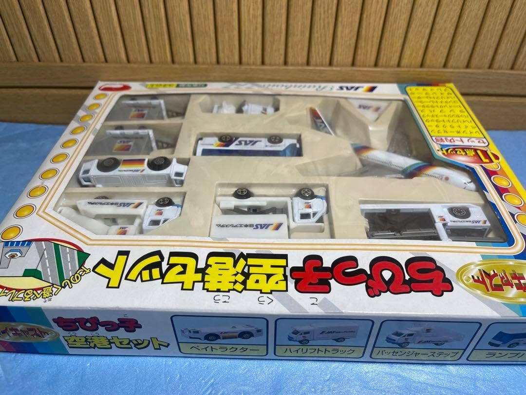 日本エアシステムJASレインボーセブン777 ちびっ子空港セット ダイ