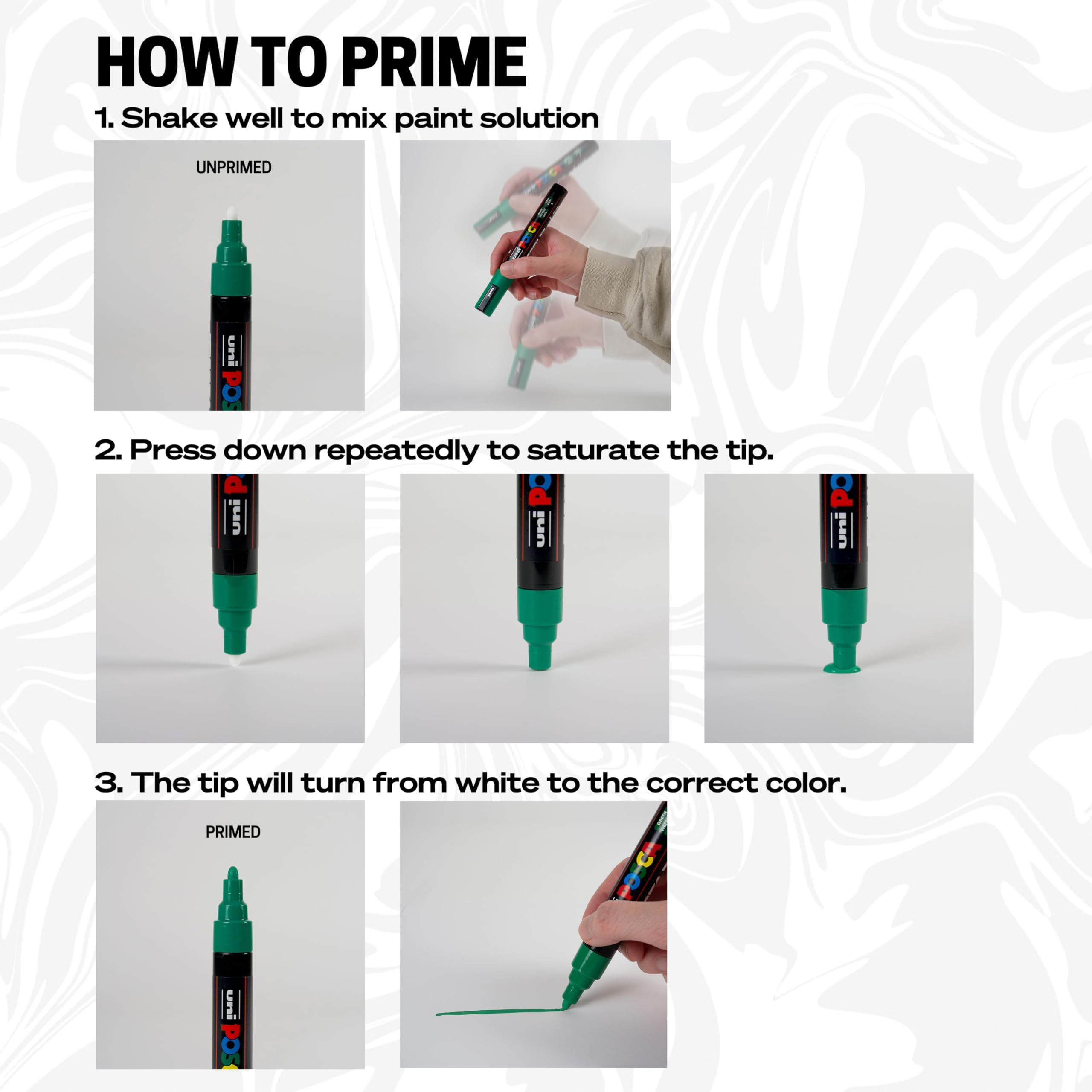 Ball 186516 - POSCA marker met fijne ronde punt, set van 16, basiskleuren