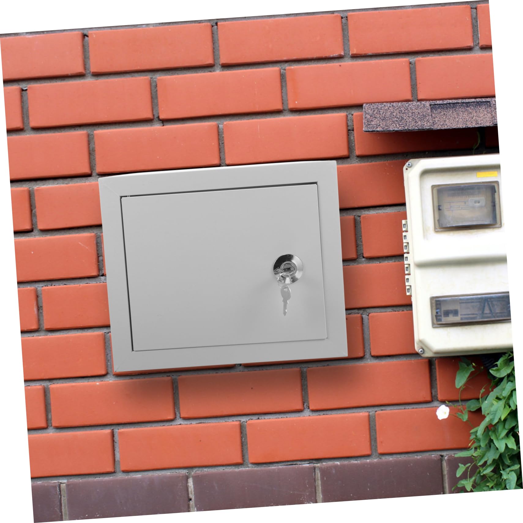 VILLCASE Caja de Conexiones Metálica para Exteriores Diseño Montado en Pared, Aluminio Resistente a Temperaturas Extremas, Adecuado para Entornos Residenciales y Exteriores