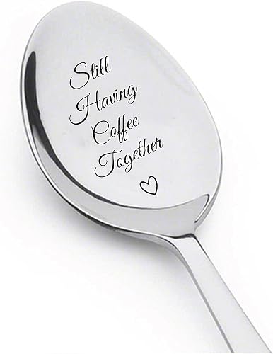 Boston Creative Company Engraved Coffee Spoon – A Thoughtful Anniversary Keepsake