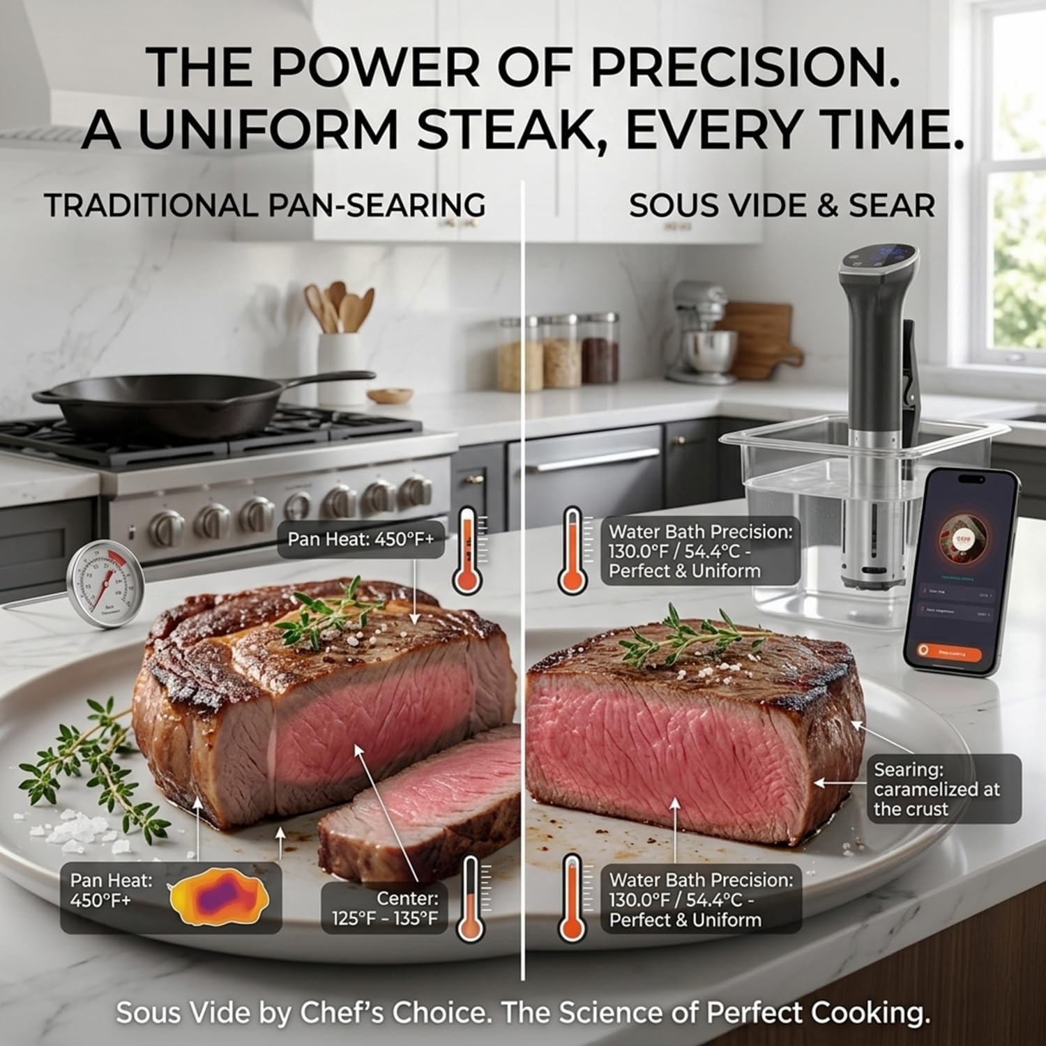 Upesitom WiFi Sous Vide Machine - Precise Cooking -3 Upesitom WiFi Sous Vide Machine - Precise Cooking -3