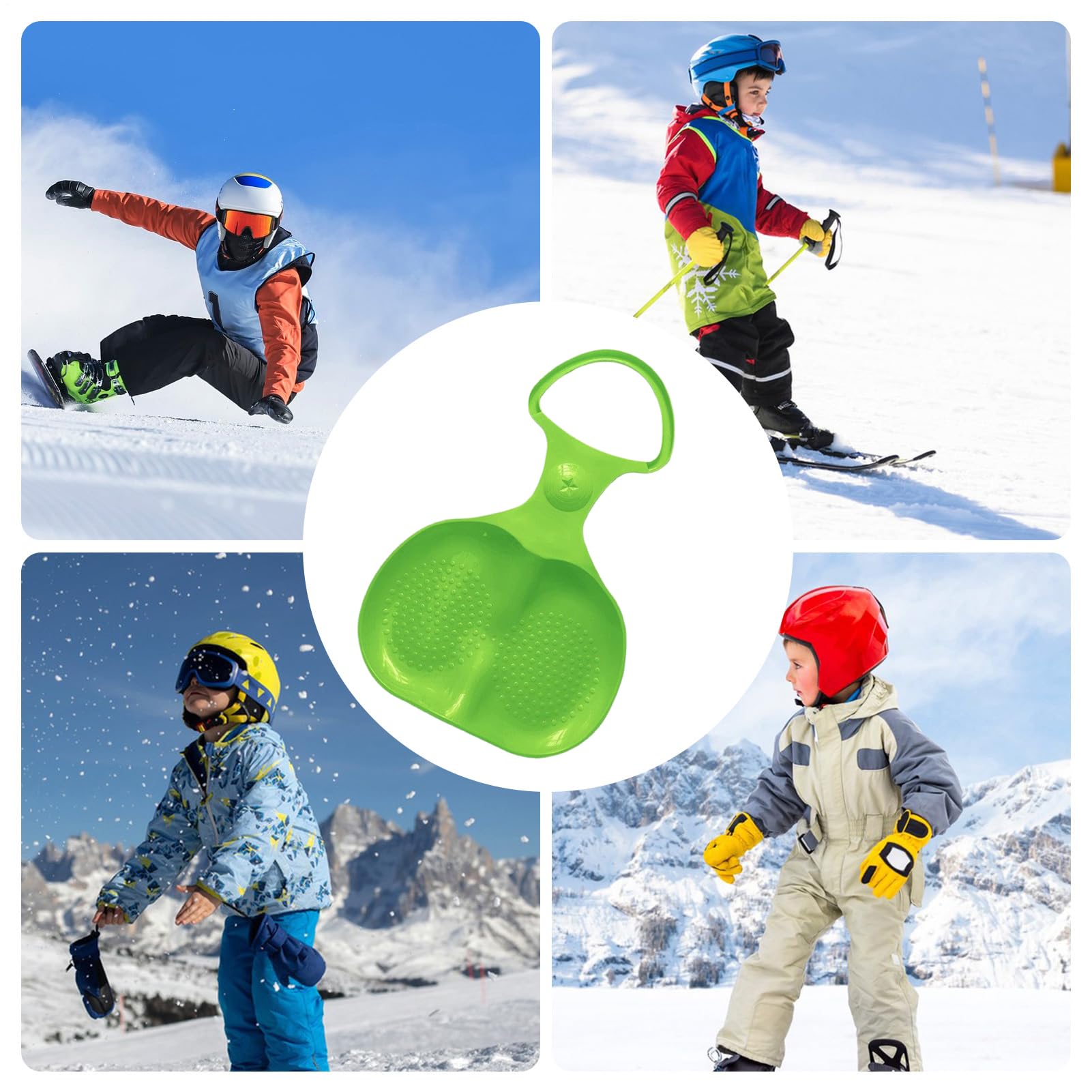 Luge de Neige pour Adultes Accessoires De Glisse sur La Pelouse
