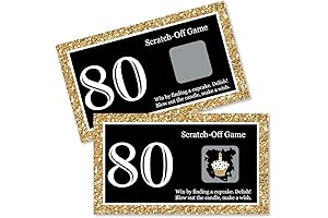 Big Dot of Happiness Adult 80th Birthday - Gold - Birthday Party...