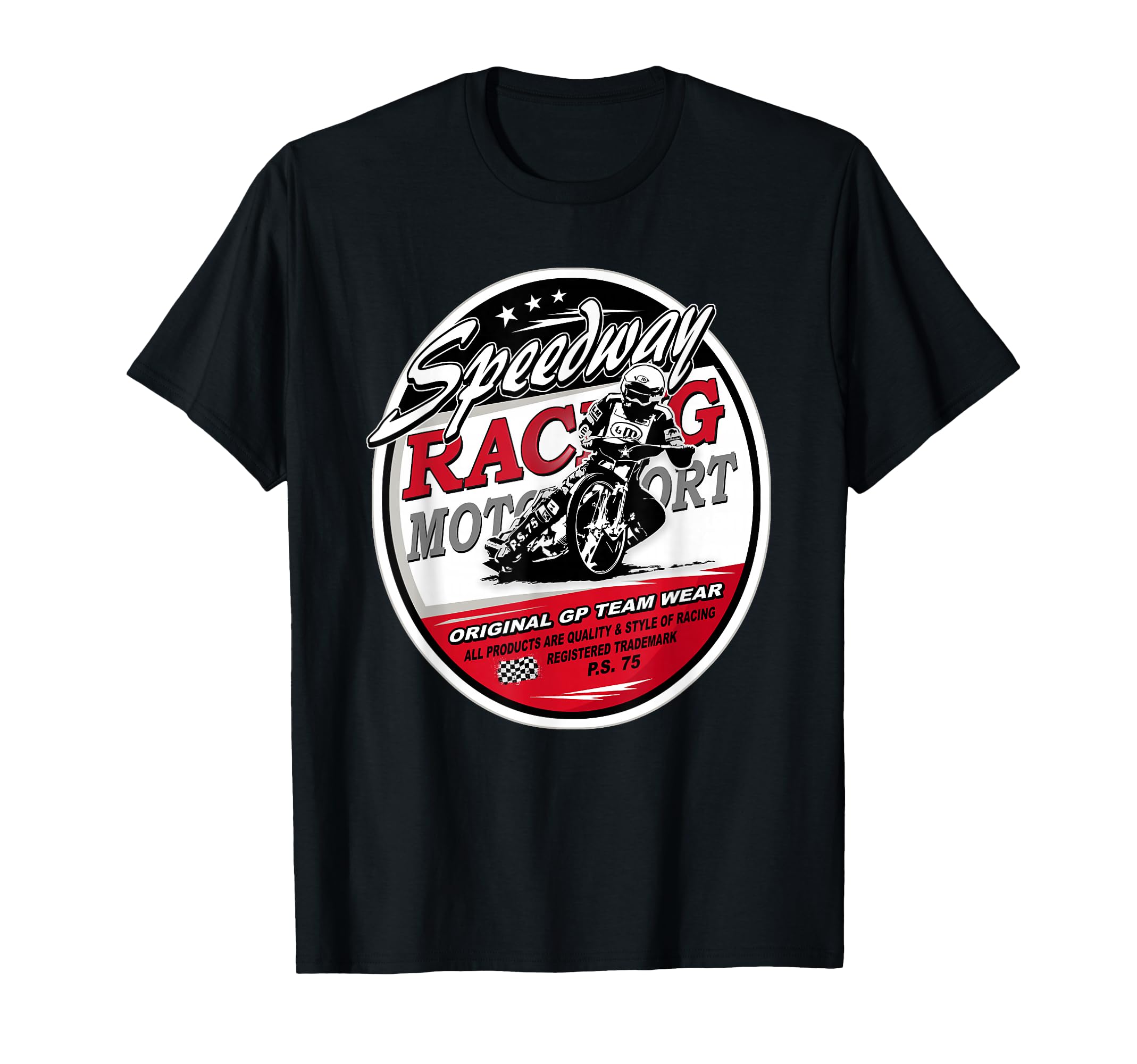 Motorcycle Speedway T-Shirt Flat Track Race T-Shirt