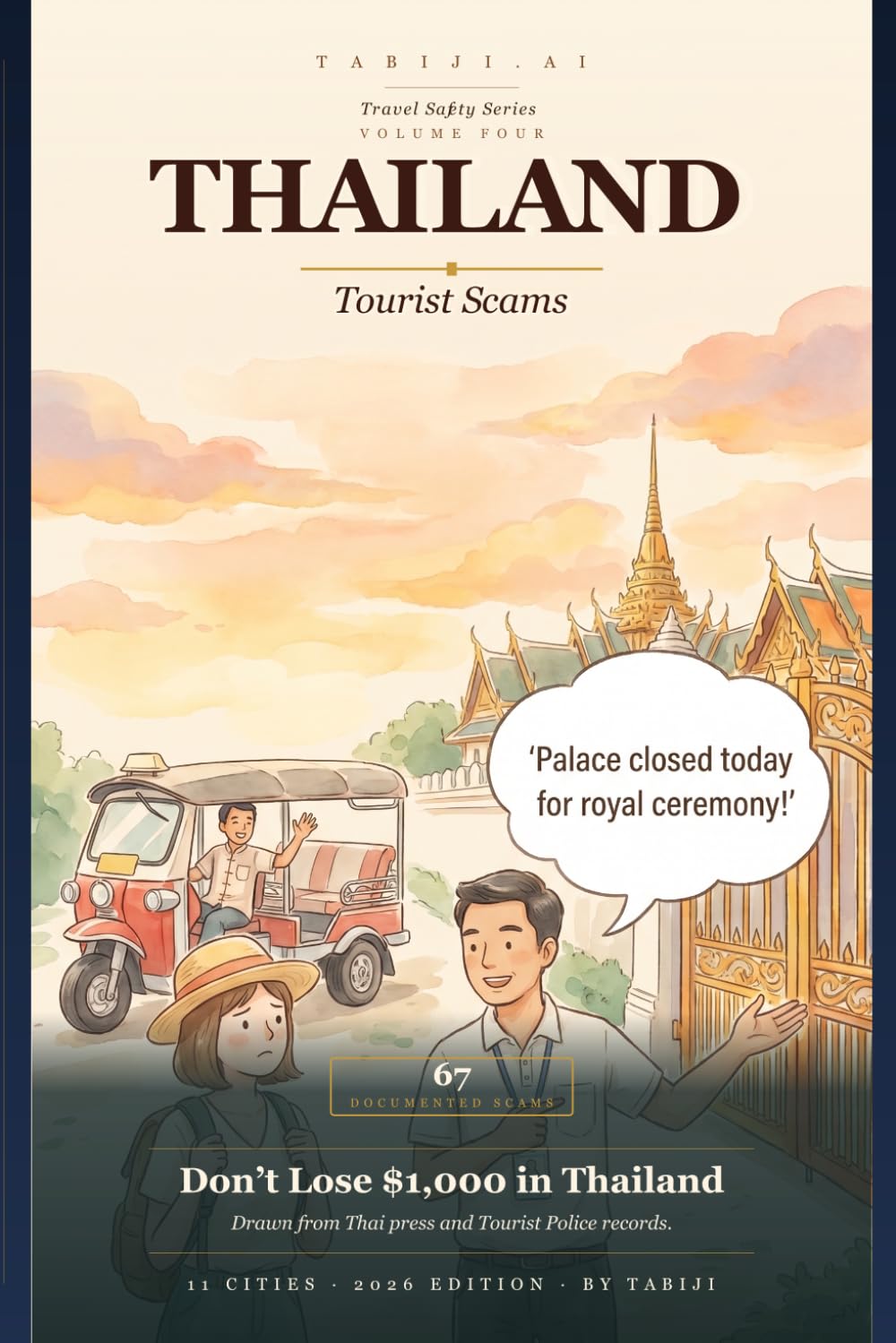 Thailand Tourist Scams 2026: 67 Real Scams Across Bangkok, Chiang Mai, Phuket & 8 More Cities — Drawn from Thai News Reports and Tourist Police Records